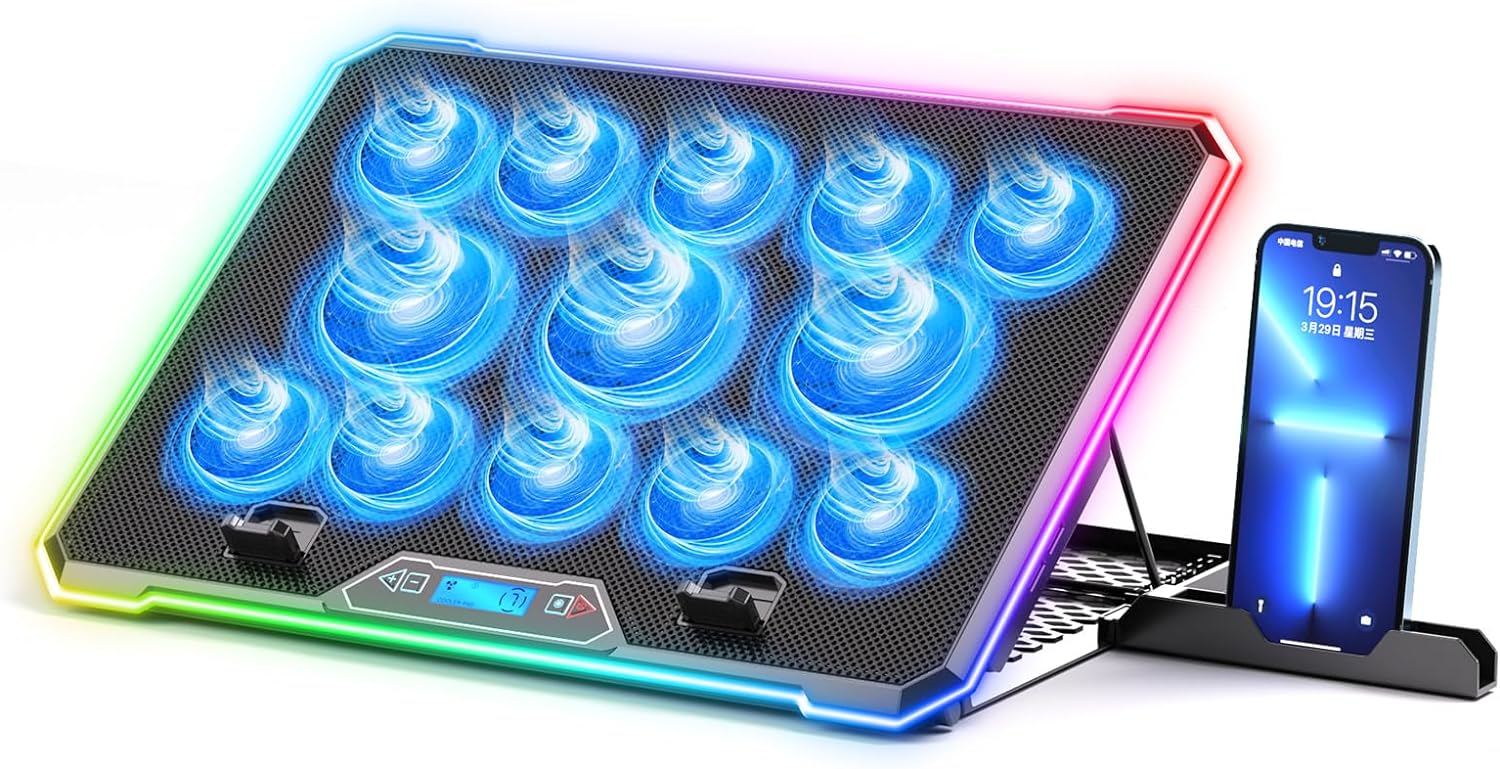 RGB Laptop Cooling Pad Gaming  - Laptop Cooling Pad recension och pris