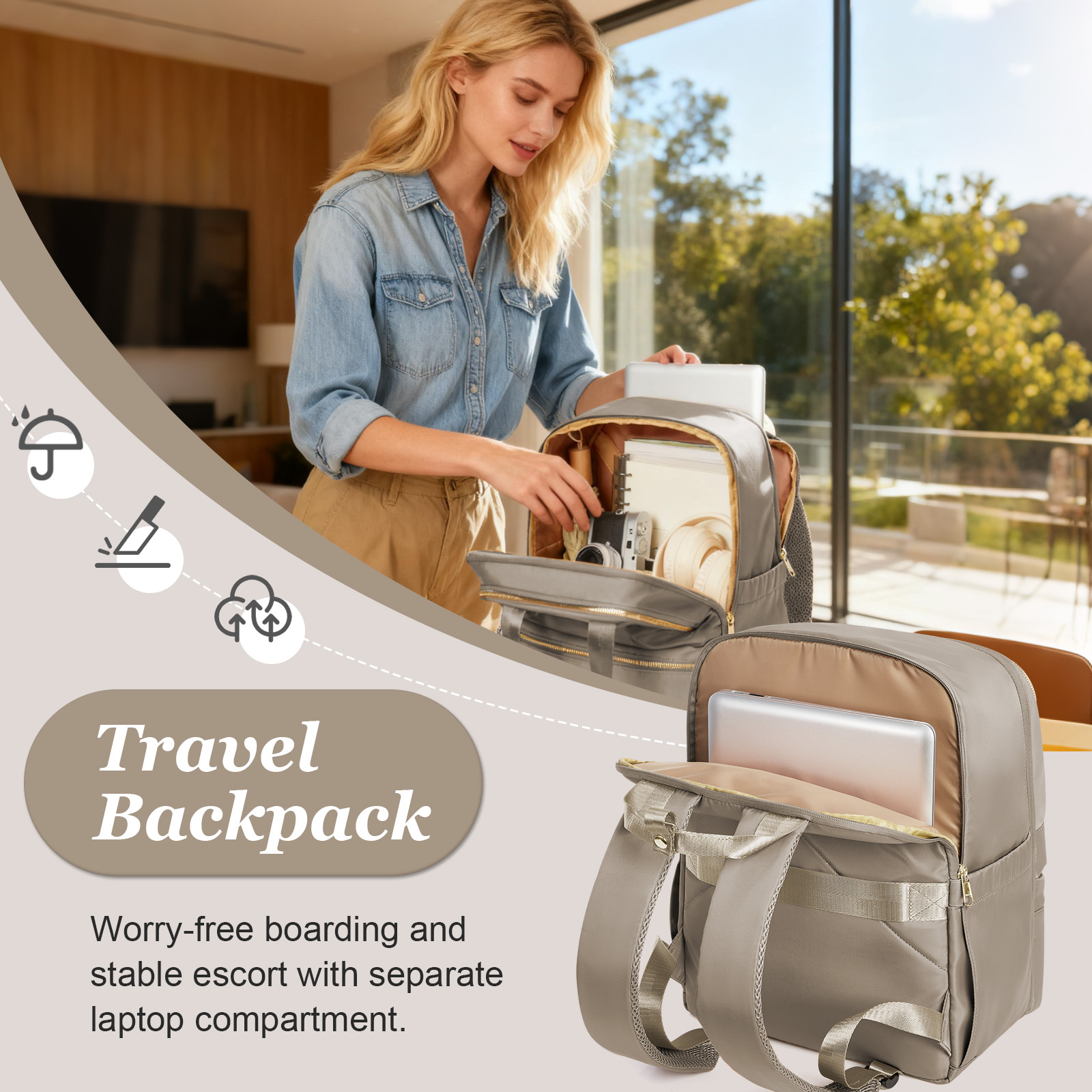 Ryanair 40x30x20 Travel Backpa - Laptop Original Accessories recension och pris