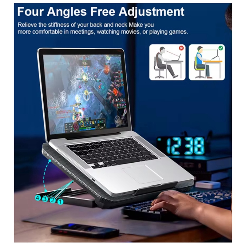 Gaming Laptop Cooler for 12-16 - Laptop Stand recension och pris