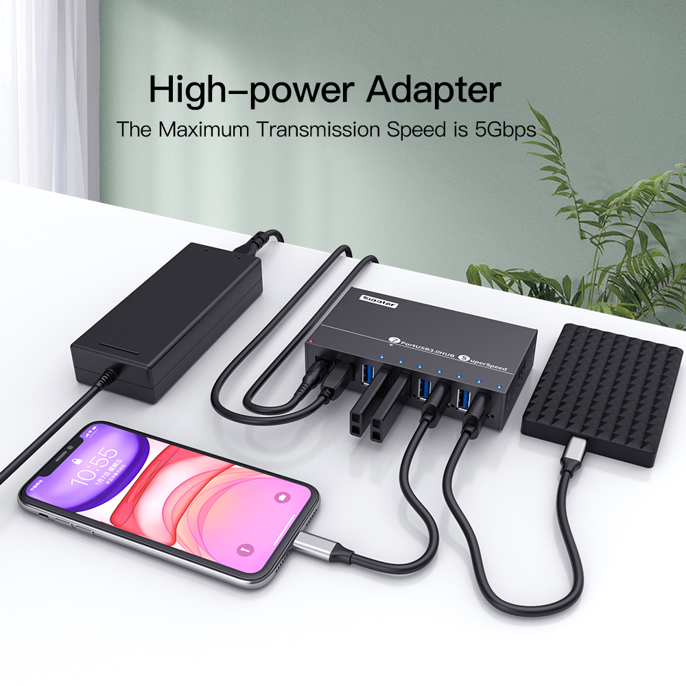 A-173 Sipolar 7 Port Usb Hub 3 - Usb Hub recension och pris